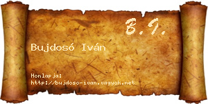 Bujdosó Iván névjegykártya